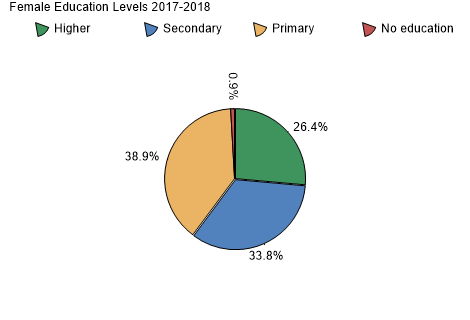 Female Education Levels 2017-2018